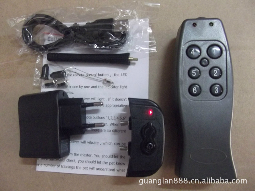 批发采购宠物链圈、绳带-供应遥控两级震动止