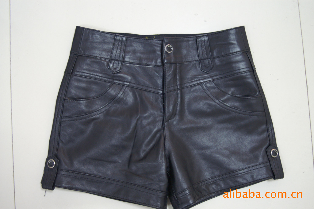 批发采购女式休闲裤-<em>海宁</em>真皮<em>短裤</em> 绵<em>羊皮</em> 真皮