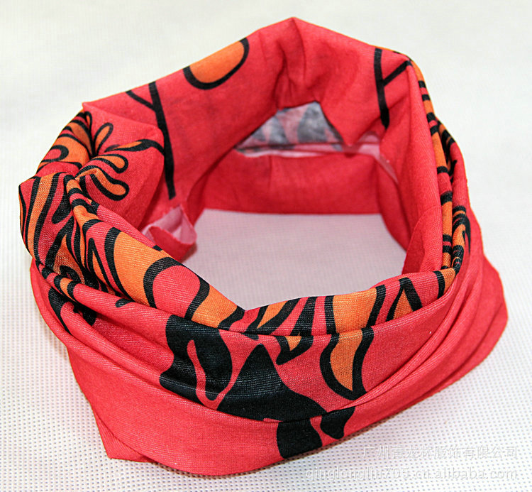 【无缝头巾戴法--青龙林专柜品牌聚酯纤维面料