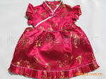 2011新款改良旗袍宝宝唐装 生日华服童礼服/8901梅红