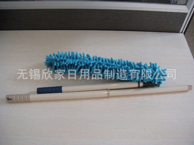 【升级版可弯曲雪尼尔伸缩杆清洁除尘掸 双面