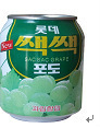 【畅销中国】供应纯天然 韩国进口 乐天葡萄饮料238ml