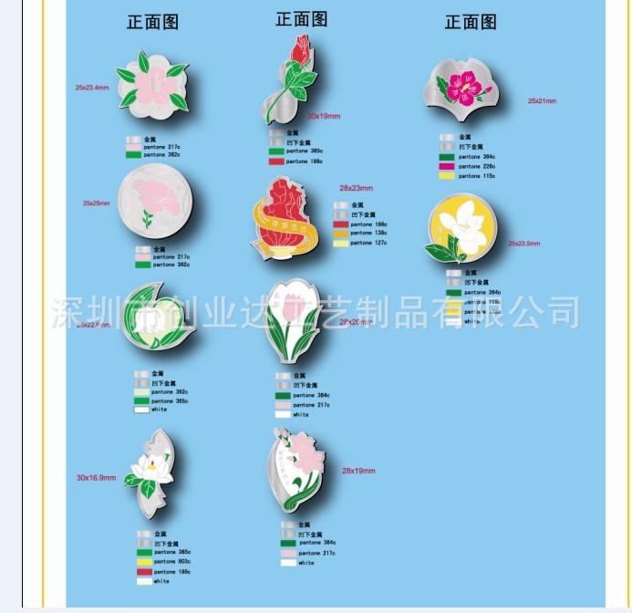 10款花博会徽章