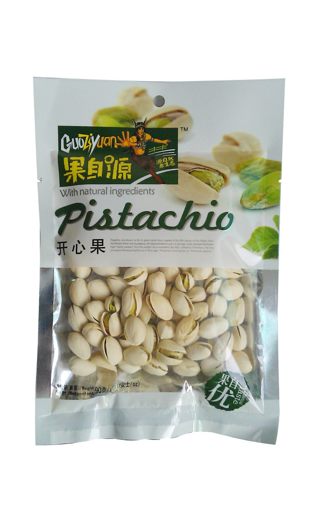 【坚果食品】90g开心果(大自然开)/优质袋装开心果[果自源食品]