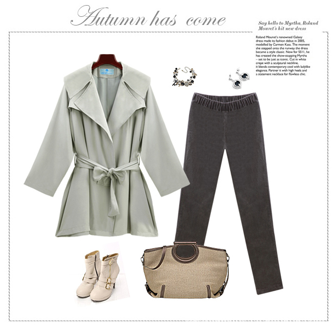 【日韩<em>女装</em>秋装新款 <em>淘宝网女装品牌风衣</em>外套