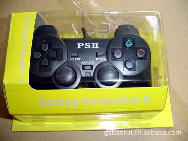 PS2帮定手柄 PS2IC手柄 游戏机配件 游戏控制