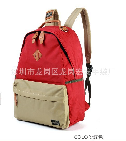 【新品上市深圳工厂直供经典日韩风范休闲双肩