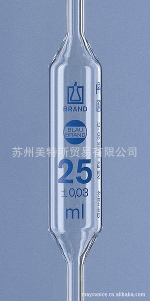 胖肚移液管,单刻度SILBERBRAND,ETERNA,B级1ml