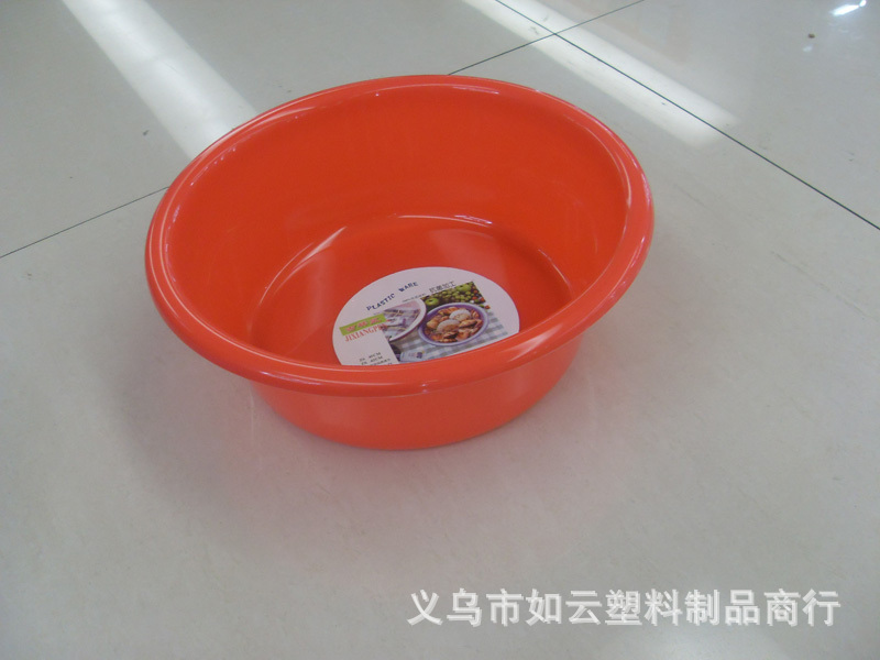 批发供应塑料脸盆 洗手盆 洗菜盆 40-45吉祥盆详情3