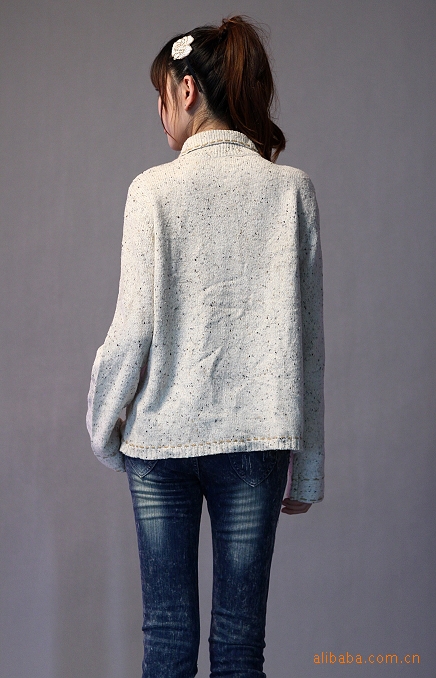 【批发<em>中年</em>装<em>开衫毛衣</em> 春秋宽松版型女装毛衣