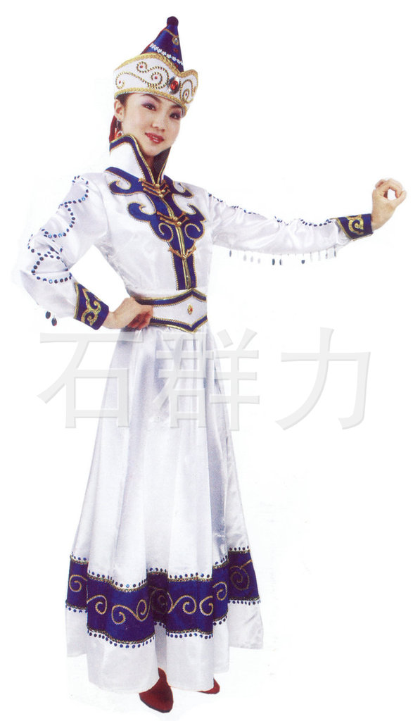 批发订做少数民族服装 蒙古袍 民族风新款 蒙古