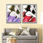 厂家直销十字绣/红紫韵十字绣/套件/中格/人物/美女/挂画/半成品