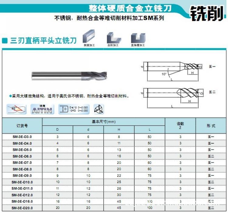 工具 切削刀具 铣刀 钨钢立铣刀 批发钻石牌钨钢立铣刀 特价钨钢立