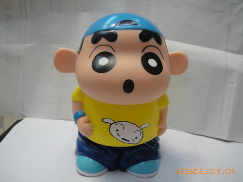 应pvc卡通钱箱 卡通搪胶钱罐 存钱罐 阿头木小