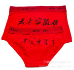 工厂直销2012新款情侣内裤男士平角女三角全棉 淘宝爆款