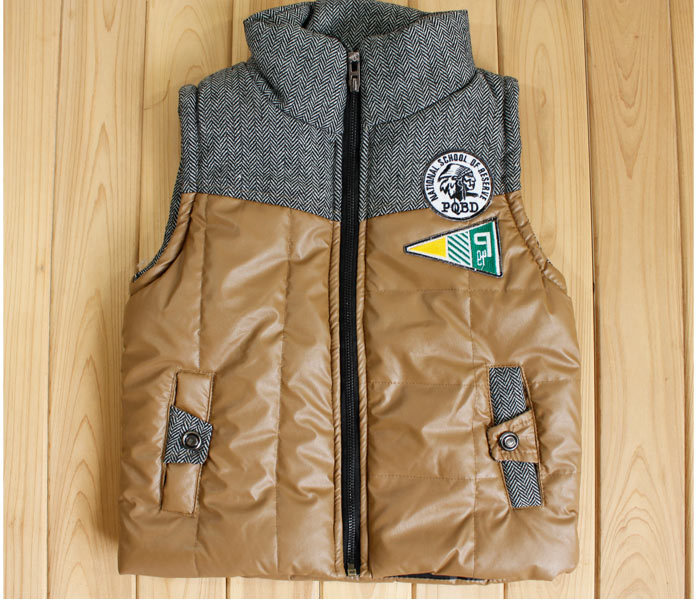 【爱加衣皮衣<em>马甲</em>两件套<em>童装批发</em> 外贸<em>童装批</em>