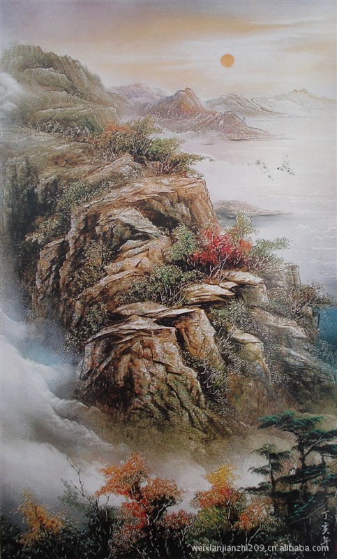 礼品 油画 刀画 风景画 山水画 室内装饰画 大量批发油画