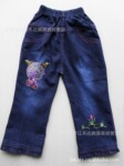 童装牛仔裤 外贸童装韩版童装裤子 库存服装牛仔裤 库存牛仔裤