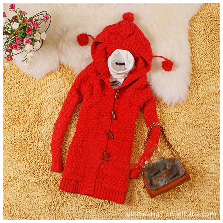 Thursday Island 羊毛棒针手工<em>编织</em>木扣菠萝经典