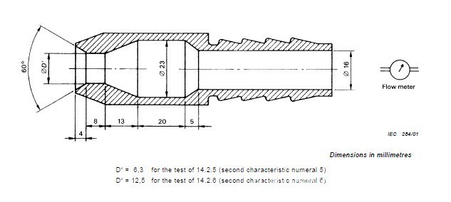 其他试验箱及气候设备-IPX5喷淋试验喷头(IEC