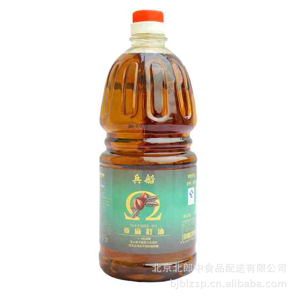 【批发直销兵船优质亚麻籽油】