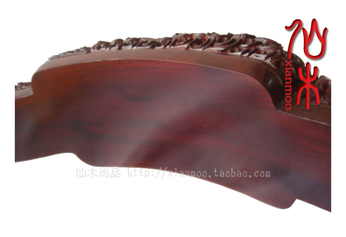 【印度小叶紫檀72cm九龙如意\/加长加高加厚款