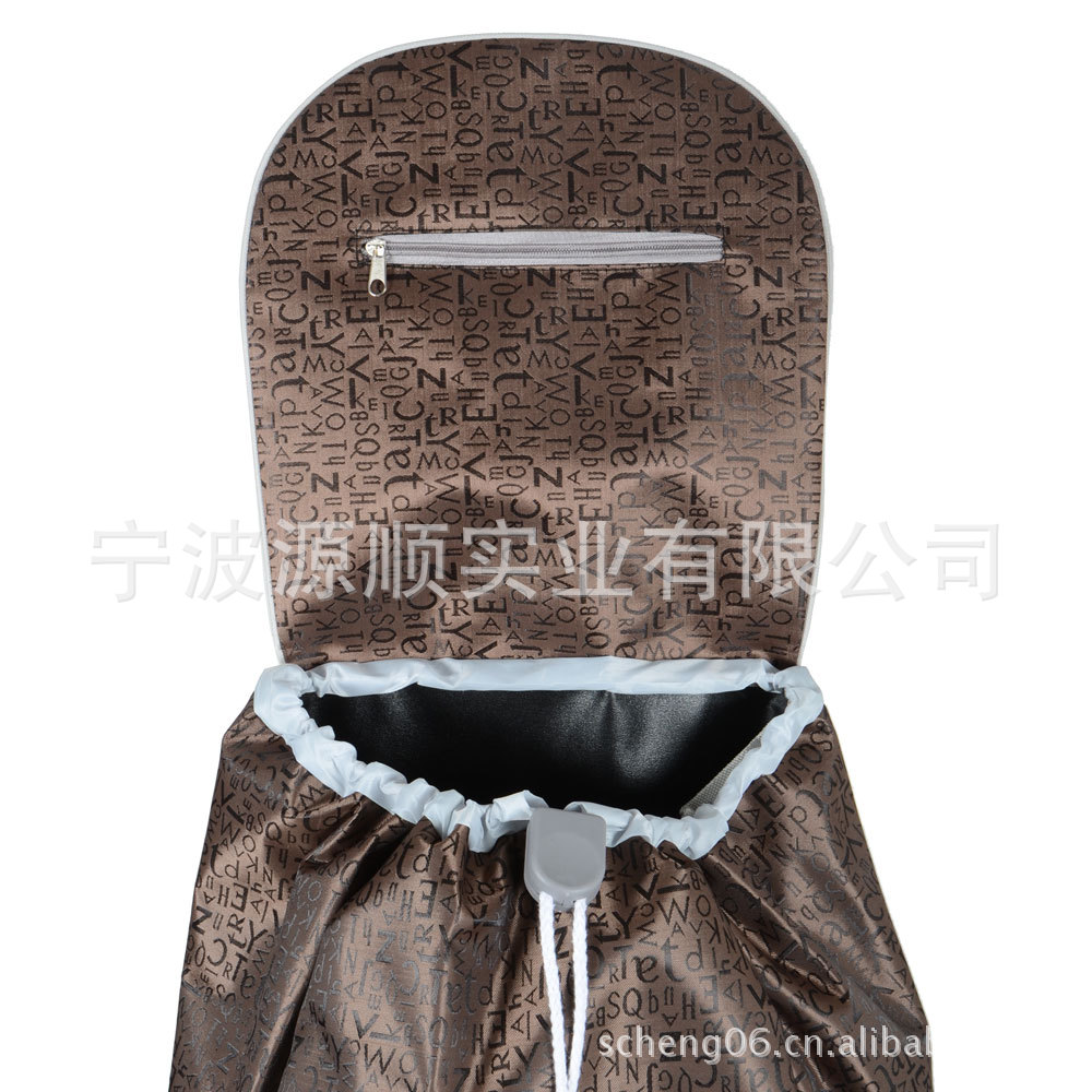 ly jacquard weave shopping trolley 提花印英文字