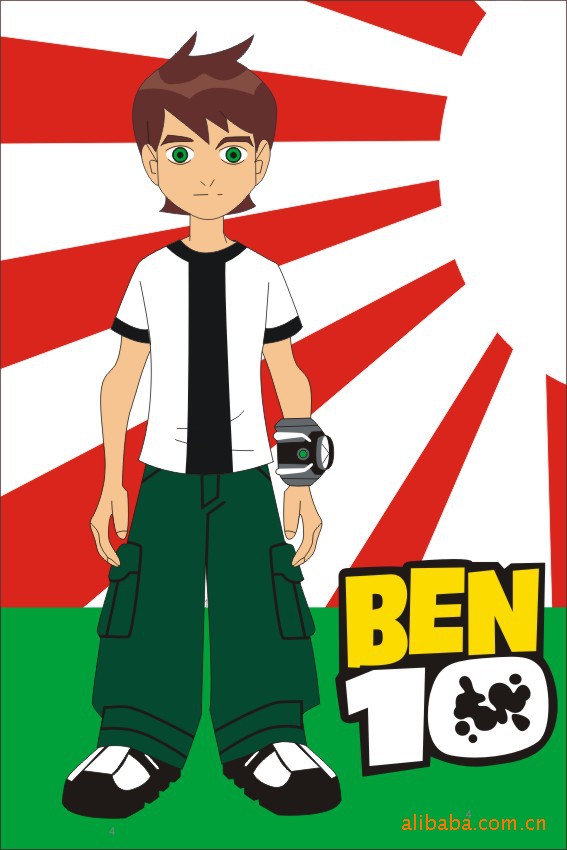 ben 10 外星英雄 田小班 omnitrix 数字油画 diy油画 批发