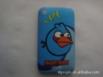 IPHONE4G苹果手机保护套 angry birds 水贴保护外壳
