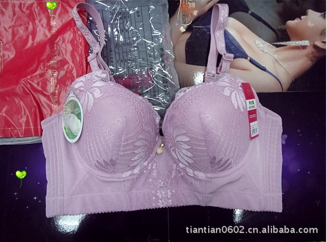 【活氧<em>硅胶</em>调整型<em>文胸</em> 美体聚拢内衣 五排扣超