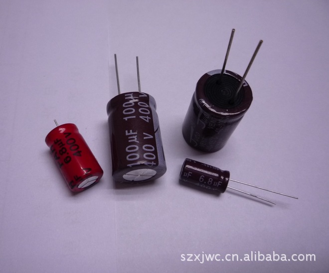 jwco铝电解电容100uf/400v 68uf/400v 16×30mm