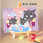 M055洗刷刷 油画有助于培养小孩的细心和耐心