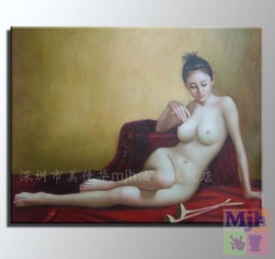 批发采购油画-临摹关则驹名画《<em>祼女</em>》纯手绘