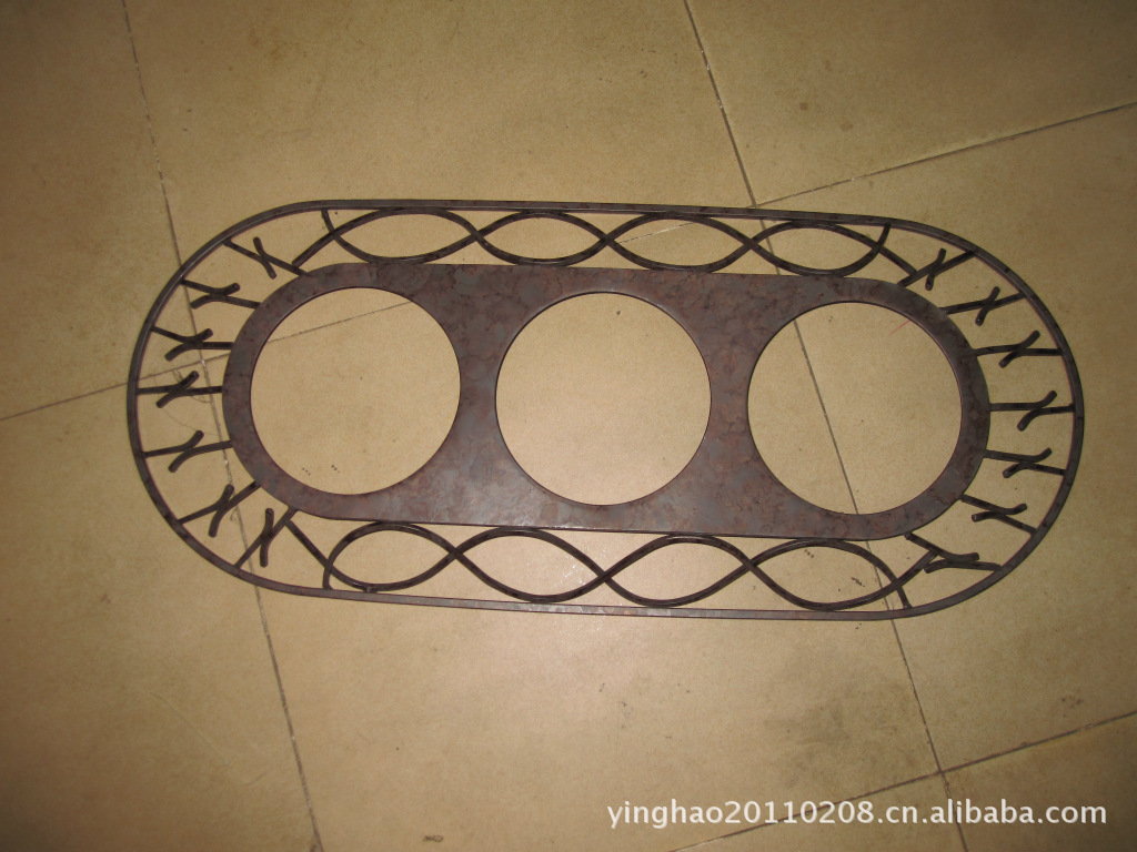 其他管件-加工铁工艺品 罗马钟外框 五金弯管加