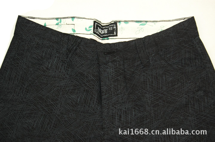 批发采购<em>男式休闲裤</em>-<em>夏季</em>新款男装vans<em>短裤</em>街