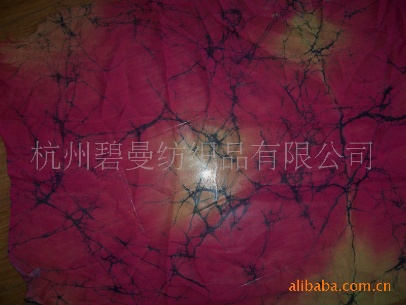 今夏最流行元素 扎染面料 服装厂必备面料 真丝