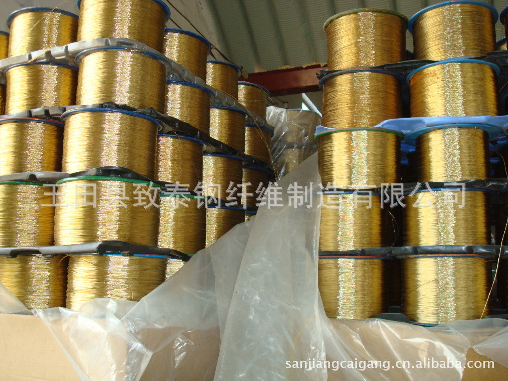 致泰镀铜微丝钢纤维质量好图片高!强度,致泰柯根纱底图片