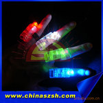 厂家大量供应闪灯手指灯/发光手指灯/七彩手指灯(晚会用品)