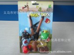 厂家批发 小鸟弹弓 愤怒小鸟弹弓 弹簧绿猪 搪胶弹弓 玩具弹弓