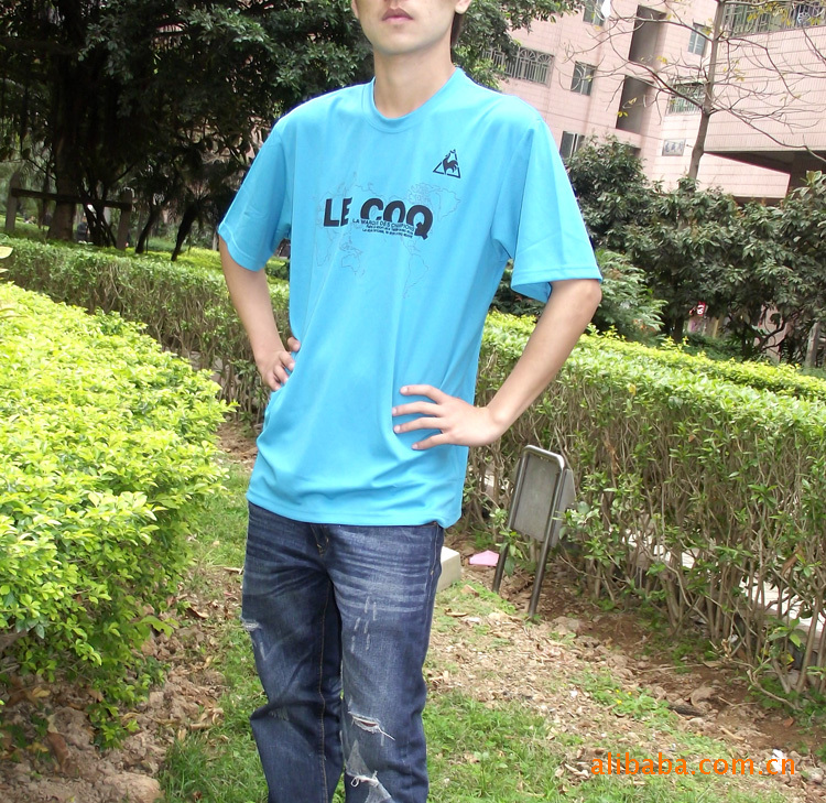 【新品上市】夏装外贸男式时尚英语休闲短袖圆