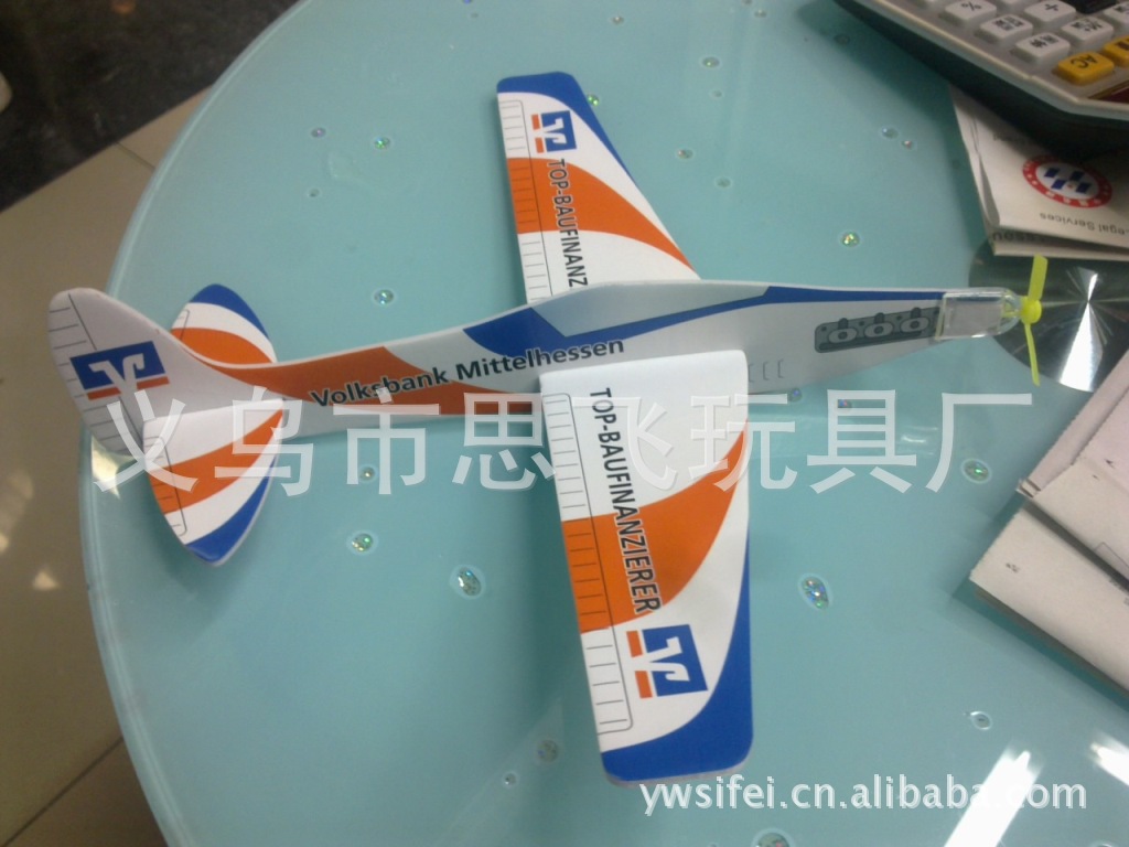 供应立体拼图-投掷飞机模型 3D拼图 泡沫滑翔