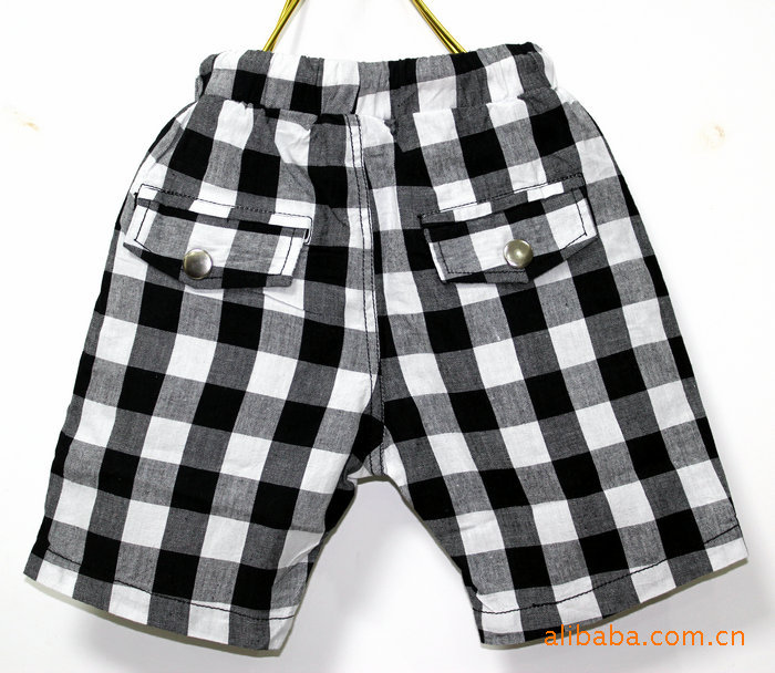 新款<em>儿童</em>格子裤 网络爆版<em>儿童短裤图片</em>,新款儿