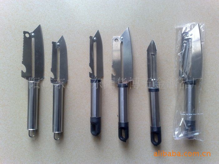 批发采购厨用刀-不锈钢削皮刀\/便捷水果削皮刀