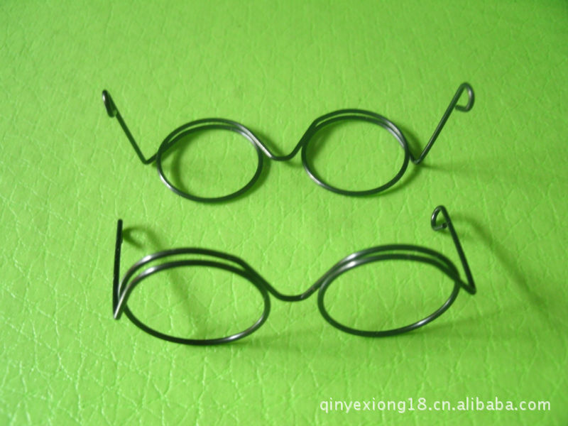 玩具配件-厂家供应玩具用五金眼镜,铁丝眼镜,筒