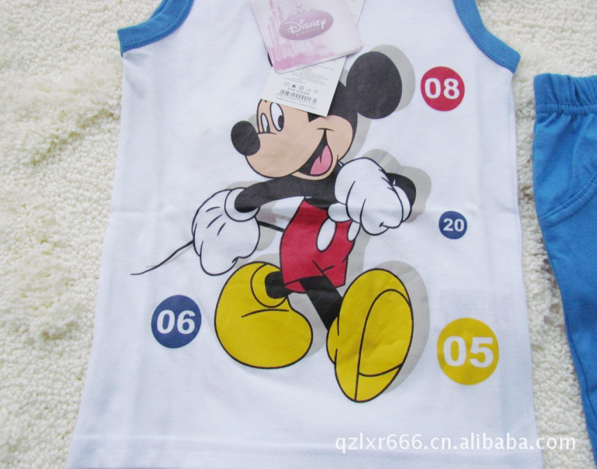 儿童背心<em>短裤套装</em> <em>夏季清仓</em>特价疯抢~迪斯尼米