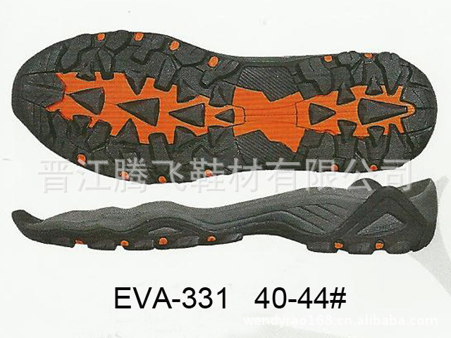 【优质EVA+橡胶登山鞋底 量产可按要求加客人