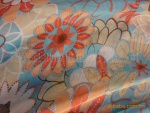 供应50D印花雪纺面料,太阳花,2011热销花型