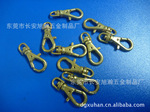 供应旭瀚环保龙虾扣 锁匙扣 金色锌合金狗扣 香港狗仔扣