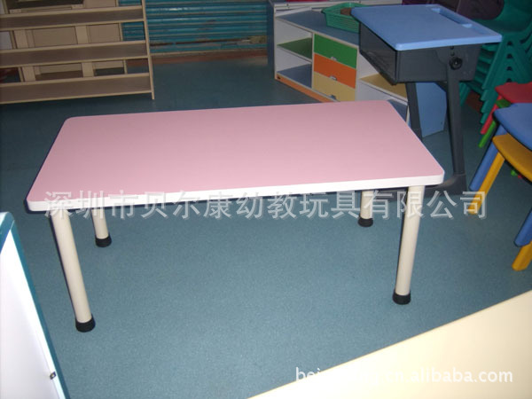 铁脚木桌、学生桌、绘画桌、儿童方桌、长方形