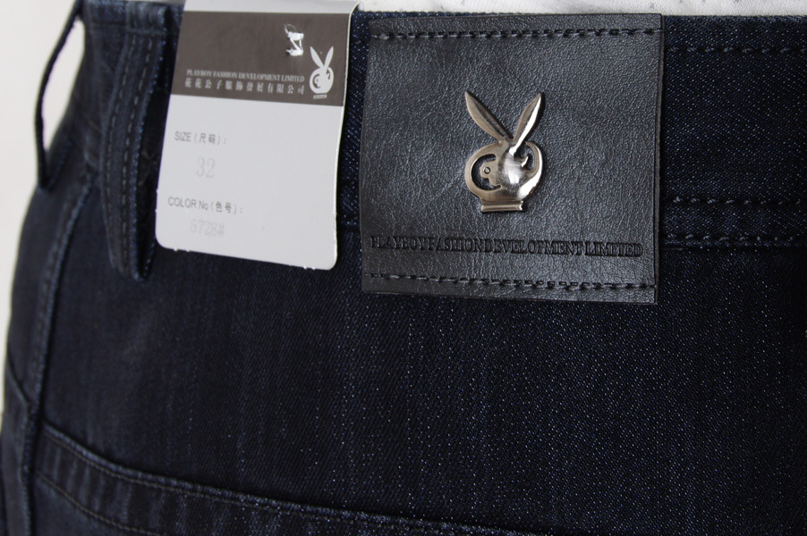 <em>palyboy</em>/花花公子6728# 褶皱胶印牛仔裤 142.0